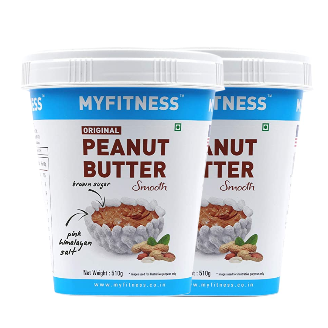 My Fitness Chocolate Peanut Butter Smooth, (510g*2) (Pack Of 2)